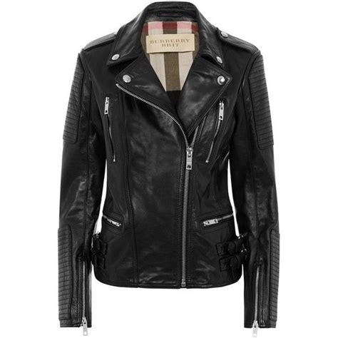 burberry brit washed leather biker jacket|Leather Jacket in Stone .